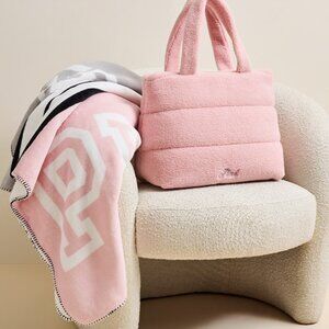 PINK Victoria’s Secret Cozy Plush Tote + Blanket
